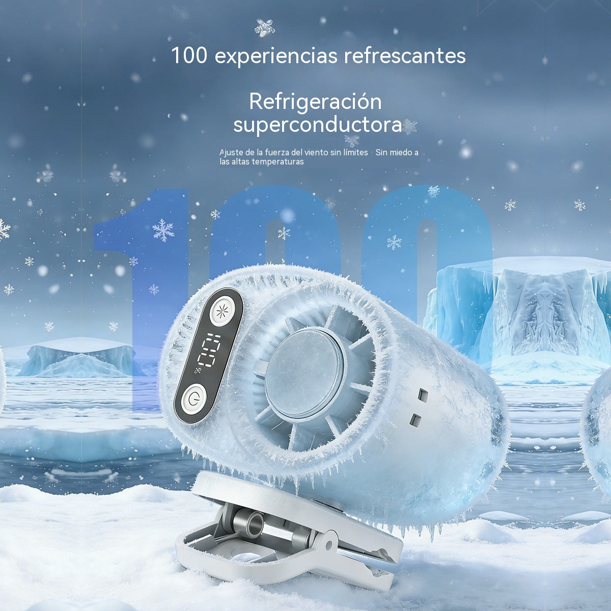 Ventilador de cintura multifuncional para refrigeración