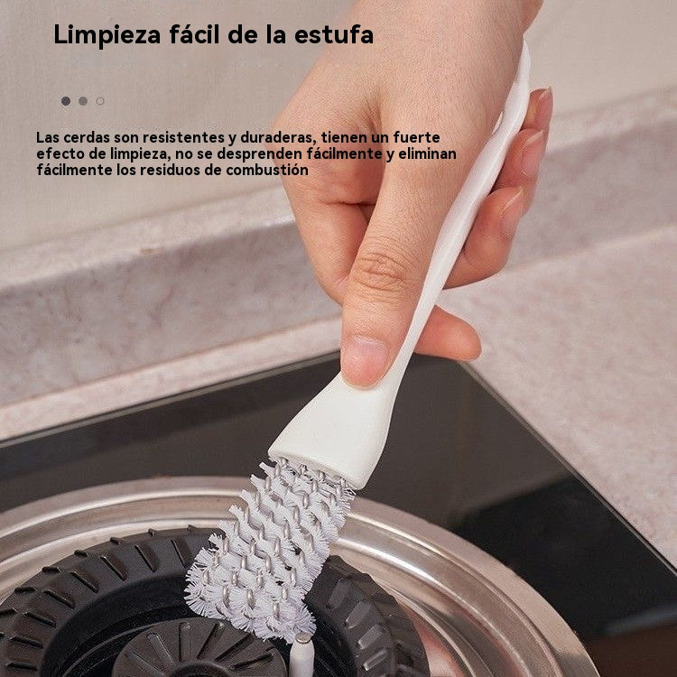 【Juego de 5 piezas】👍🏠Cepillo para limpiar campanas extractoras, cepillo multifuncional para limpiar ranuras