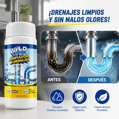🛁💦【Compra 1 y llévate 1 gratis】🌟Limpiador de fregaderos y desagües: espuma de alta densidad a partir de extractos y enzimas en descomposición.