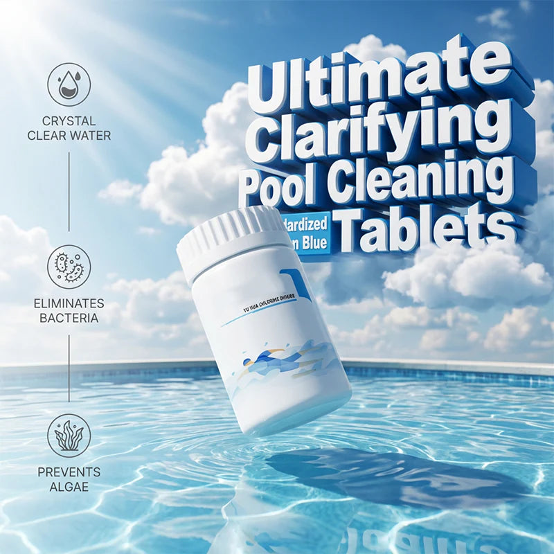 🔥Compre 1 y obtenga 1 gratis（2 botella）🏊‍Pastillas de limpieza instantánea para eliminar manchas y suciedad de piscinas