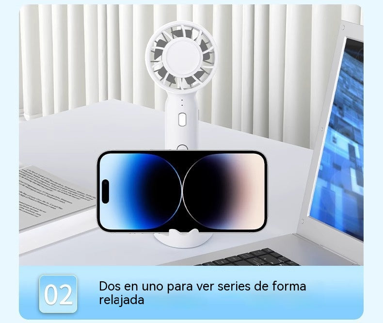 ❄✅Mini ventilador portátil de alta velocidad: un imprescindible para el verano.