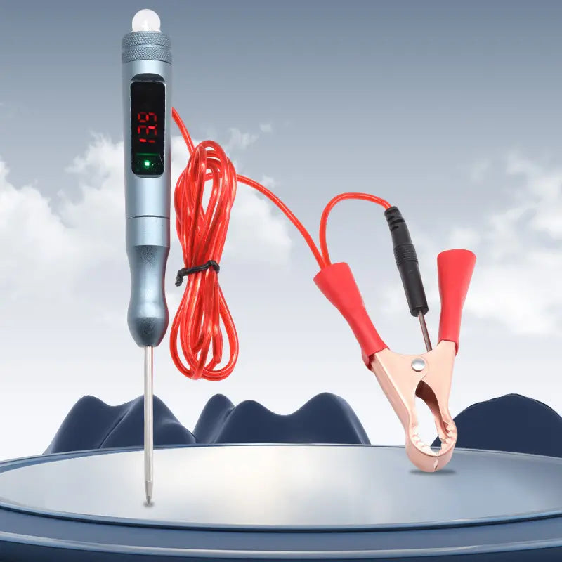 🚗⚡🔥Pluma de prueba de pantalla digital para automóvil, detección y reparación de circuitos, detección de fallas de voltaje positivo y negativo
