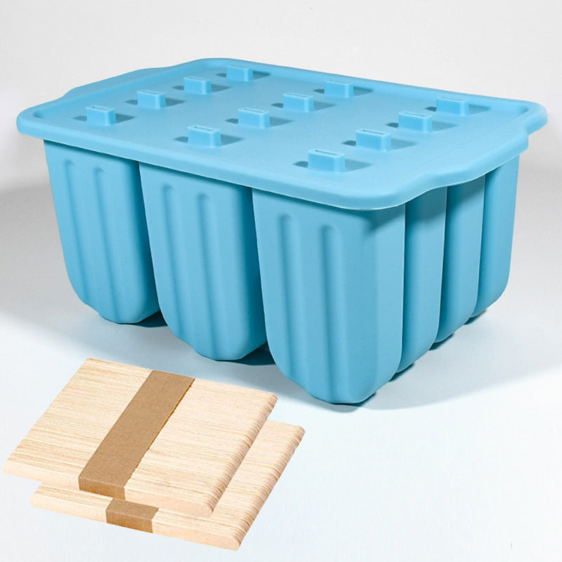 🍦🧊Moldes creativos para paletas heladas, bandejas de silicona para cubitos de hielo congelados.【Enviar 100 palitos de madera】🔥