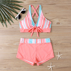 🏊‍👙【39%OFF】🌴 Traje de baño elegante con estampado de talla grande