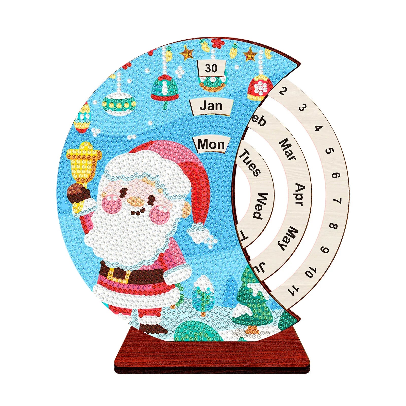💎✨ Kit DIY Diamond Painting – Calendario de Pared con Cristales Brillantes, Decoración de Salón, Manualidad Relajante 📅🖼️