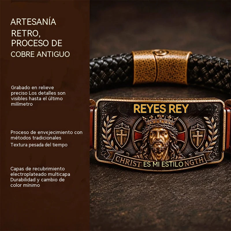 ✨Pulsera cristiana ajustable, un recordatorio constante para mantener la fe y la esperanza.