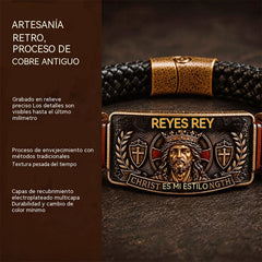 ✨Pulsera cristiana ajustable, un recordatorio constante para mantener la fe y la esperanza.