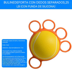 【📢50% de descuento】Pelota de entrenamiento para la rehabilitación de la fuerza de agarre, para personas mayores o supervivientes de un ictus, con aro fijo.