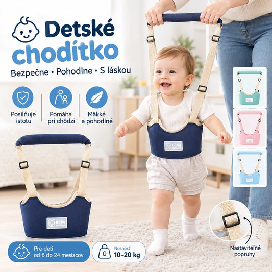 👶🚼Dětský pěší postroj 2 v 1 – prodyšný, ergonomický as ochranou proti pádu