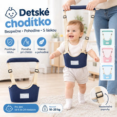 👶🚼Dětský pěší postroj 2 v 1 – prodyšný, ergonomický as ochranou proti pádu