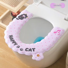 🎁 Compra 1 y llévate 1 gratis, ¡2 unidades por solo 24 €!🚽🧼 Funda de Asiento de Inodoro EVA Suave 4 Estaciones – Impermeable, Lavable y Súper Cómoda