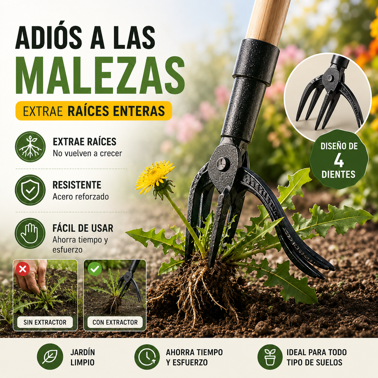 ¡Venta caliente! 49% DE DESCUENTO💥 2026 Nuevo desmalezador vertical desmontable