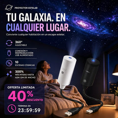 ✨ Proyector de estrellas HD – Conectar y usar 🥳