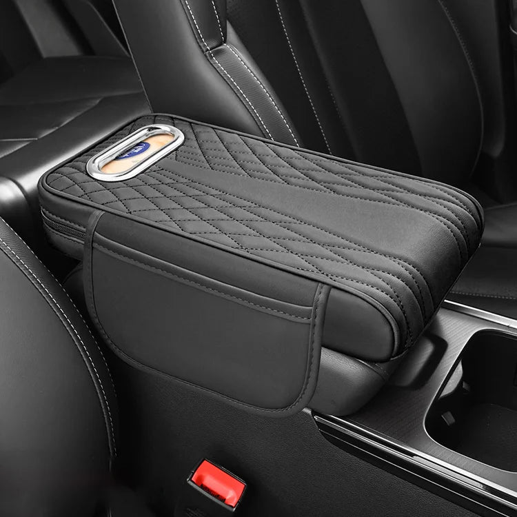 🚗Caja de almacenamiento multifuncional para coche 3 en 1 de piel👜