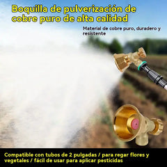 💦Boquilla de Riego Ajustable de Latón para Pulverizador Agrícola 🌾