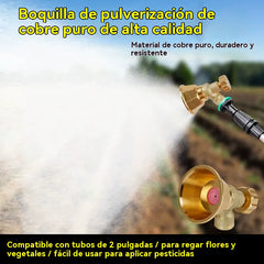 💦Boquilla de Riego Ajustable de Latón para Pulverizador Agrícola 🌾