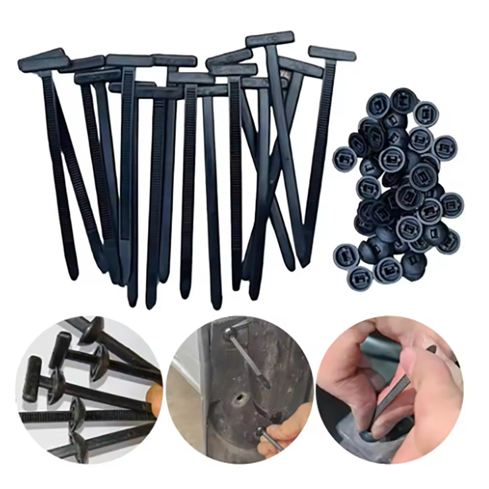 🚗🚗【100 piezas】Hebilla universal de nailon para bridas de cables. Clips para bridas de cables de coche.