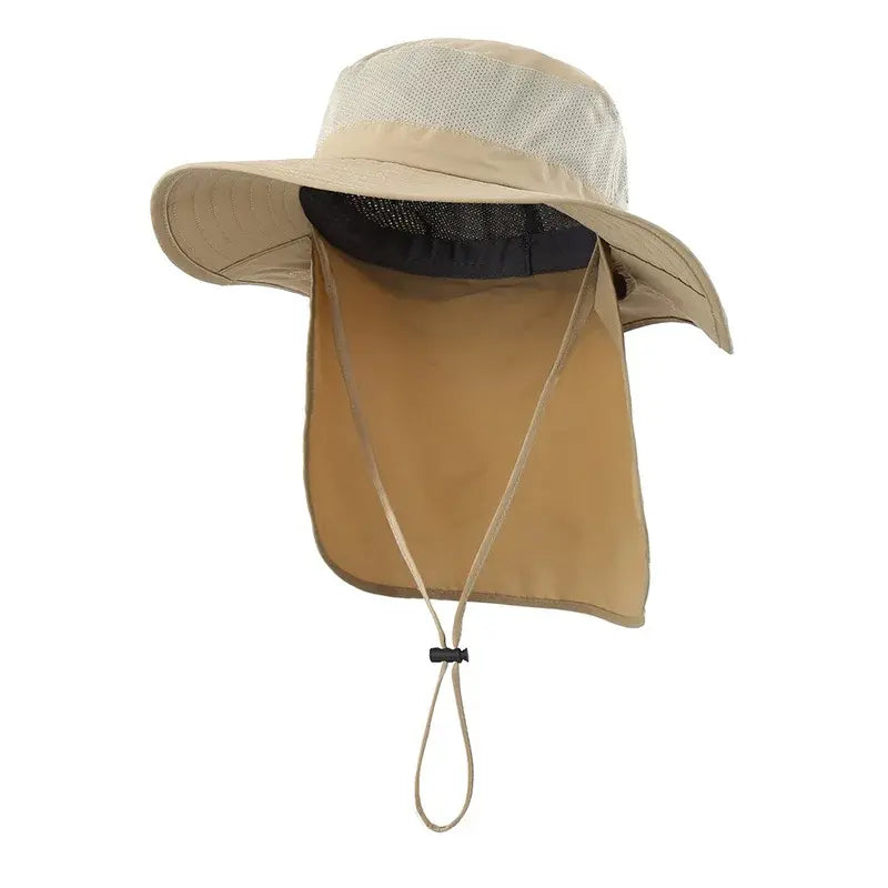 🧢🌿 Sombrero Pescador de Ala Ancha – Ligero, Transpirable y con Protección UV para Senderismo y Pesca ☀️🏔️