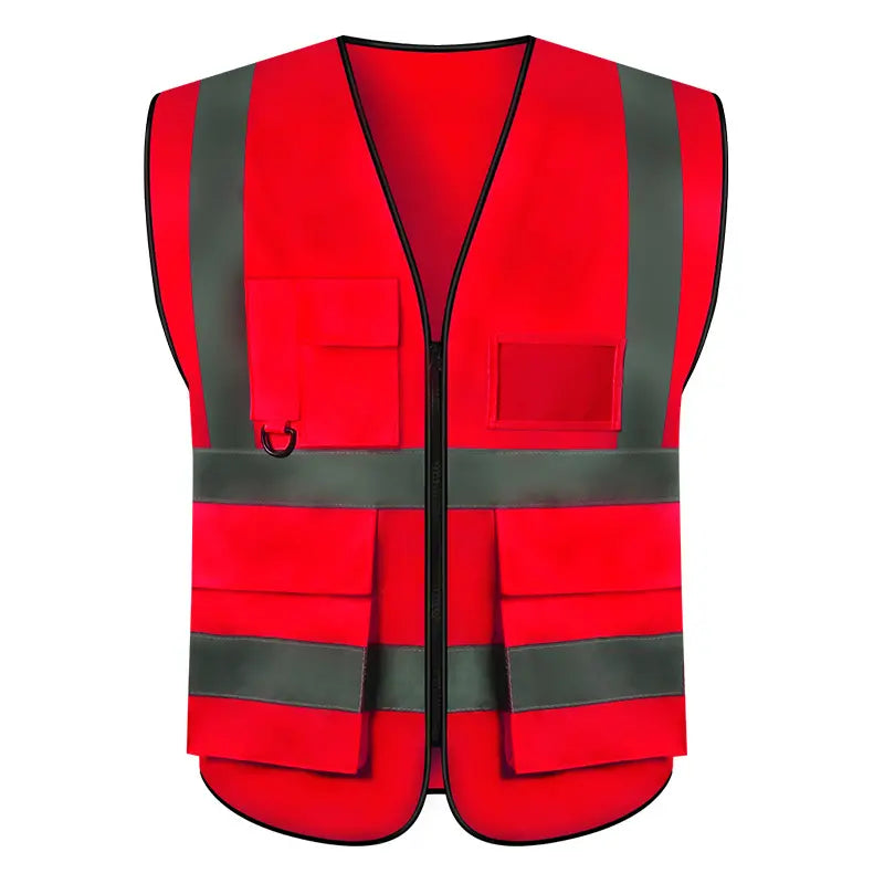 【Compra 1 y llévate 1 gratis】Chaleco reflectante para obras de construcción de verano, ropa reflectante, chaleco de seguridad, transpirable
