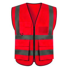 【Compra 1 y llévate 1 gratis】Chaleco reflectante para obras de construcción de verano, ropa reflectante, chaleco de seguridad, transpirable