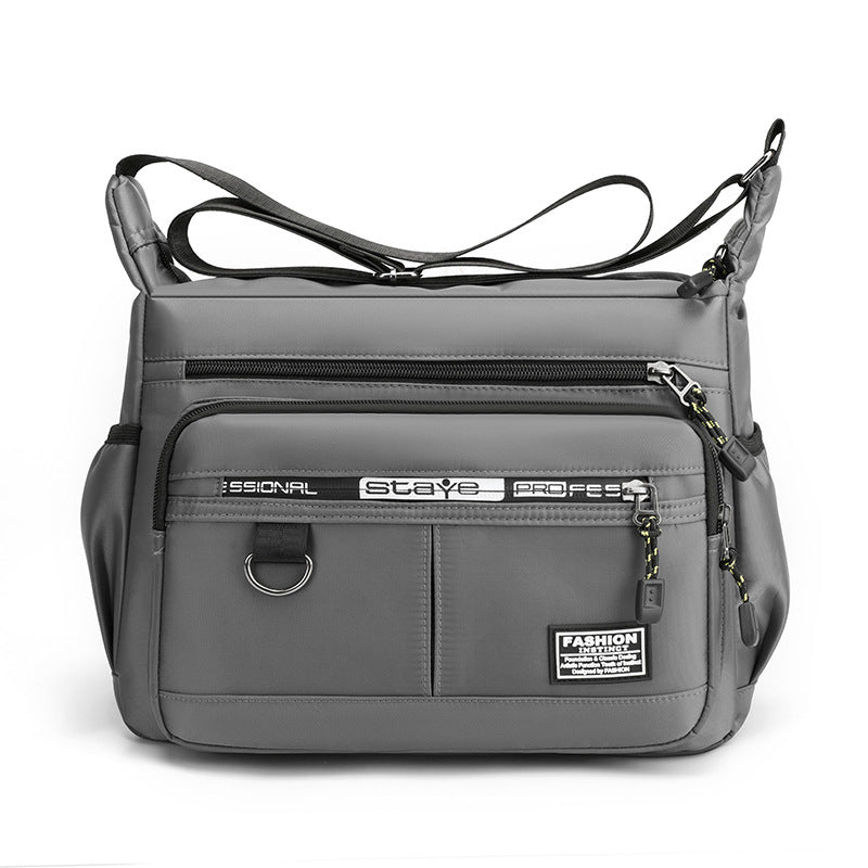 🔥【El más vendido】Bolso para hombre de gran capacidad, resistente al agua y duradero | Bolso bandolera multibolsillos | Ideal tanto para negocios como para uso informal