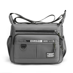 🔥【El más vendido】Bolso para hombre de gran capacidad, resistente al agua y duradero | Bolso bandolera multibolsillos | Ideal tanto para negocios como para uso informal
