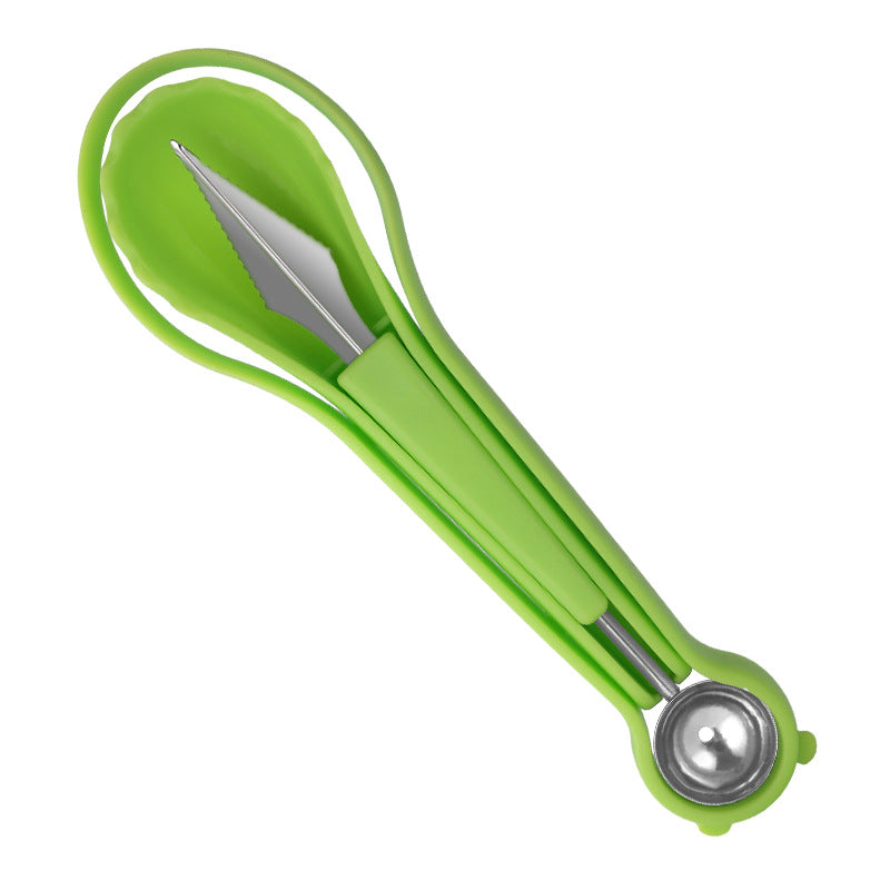 🔥Compre 1 y obtenga 1 gratis（2 piezas） Cuchara para fruta tallada 4 en 1