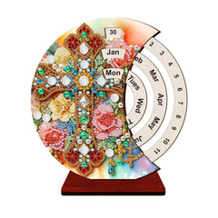 💎✨ Kit DIY Diamond Painting – Calendario de Pared con Cristales Brillantes, Decoración de Salón, Manualidad Relajante 📅🖼️