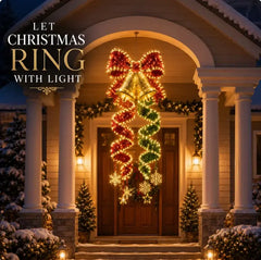 🎄 Colección de lámparas colgantes LED en espiral con magia navideña ✨