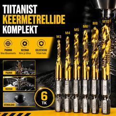 🔥【Osta 6, saa 6 tasuta (12 tk)】🧰🔩 Mitmeotstarbeline puuriterade komplekt