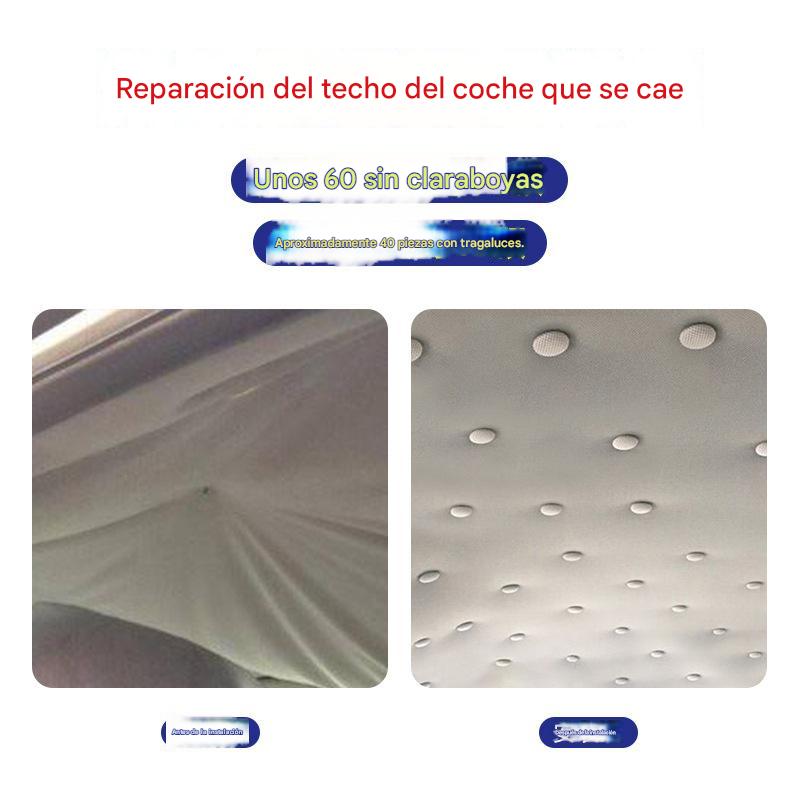 🔥【30% OFF】La lona del techo del automóvil se está cayendo, fije el clip de fijación de clavos, modificación y restauración del interior del automóvil sin desmontaje (kit de herramientas de instalación + destornillador + toalla incluidos)