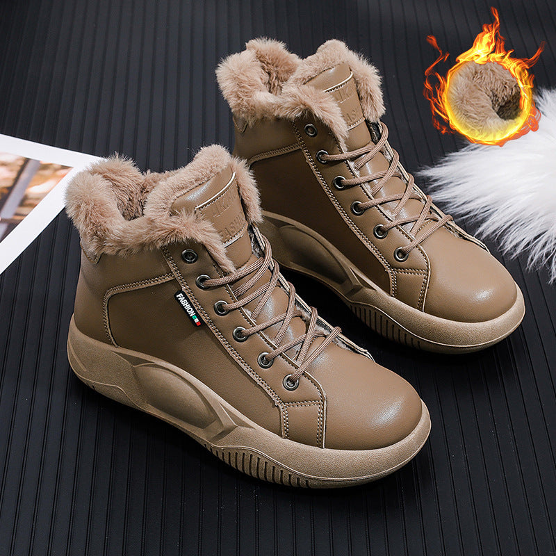 【Nuevas llegadas para otoño e invierno】Botas altas tipo Martin de cuero de alta calidad