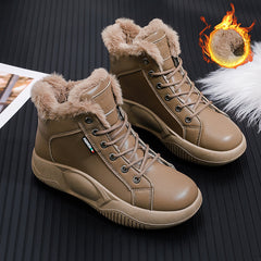 【Nuevas llegadas para otoño e invierno】Botas altas tipo Martin de cuero de alta calidad