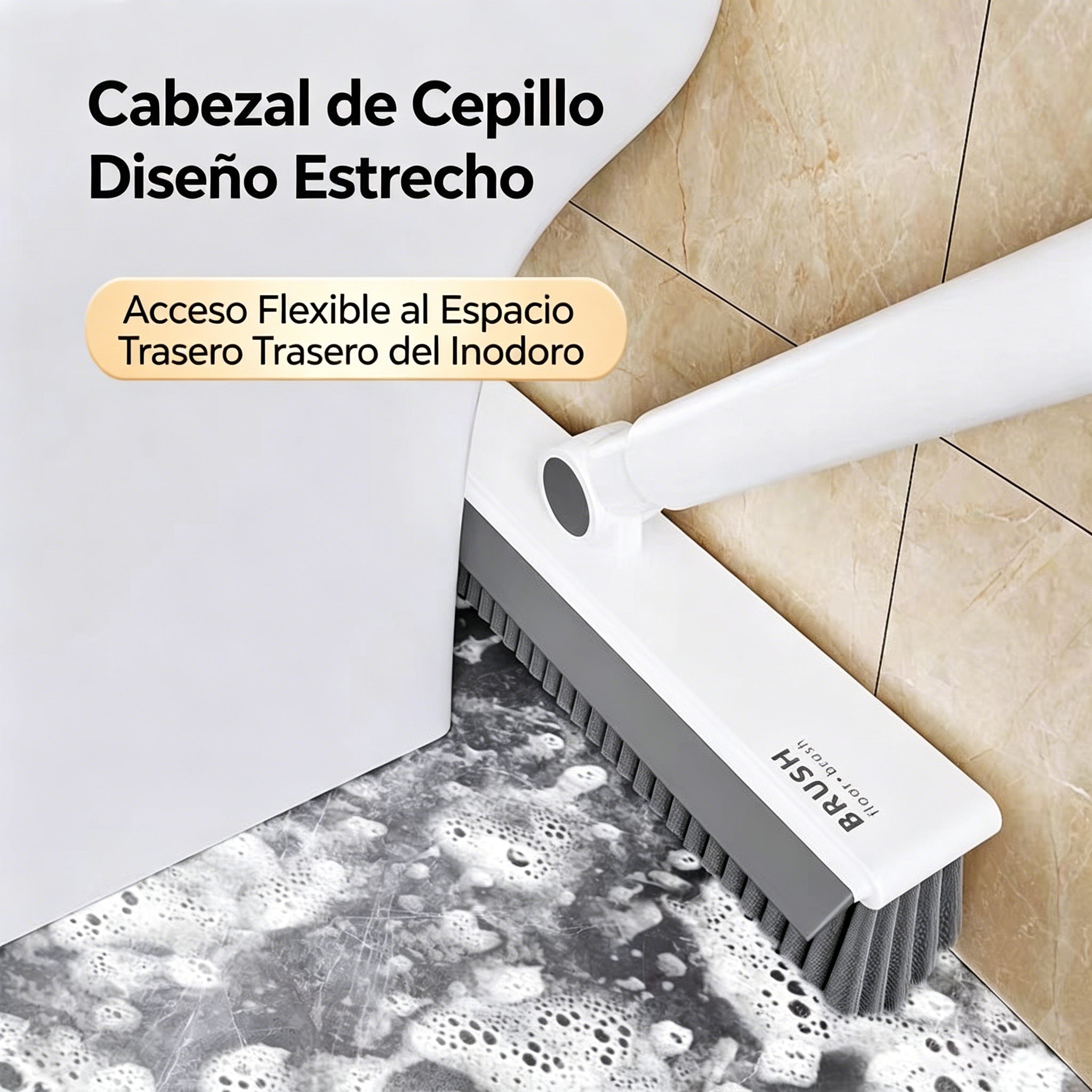 🎉Precio sorpresa ✨🧹 Cepillo 2 en 1 para juntas y esquinas con espátula