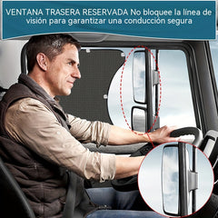 【Compra 1 y recibe 1 gratis】☀️ Parasol para Ventanas Laterales de Camión, RV y Tráiler – Protección UV y Menos Calor