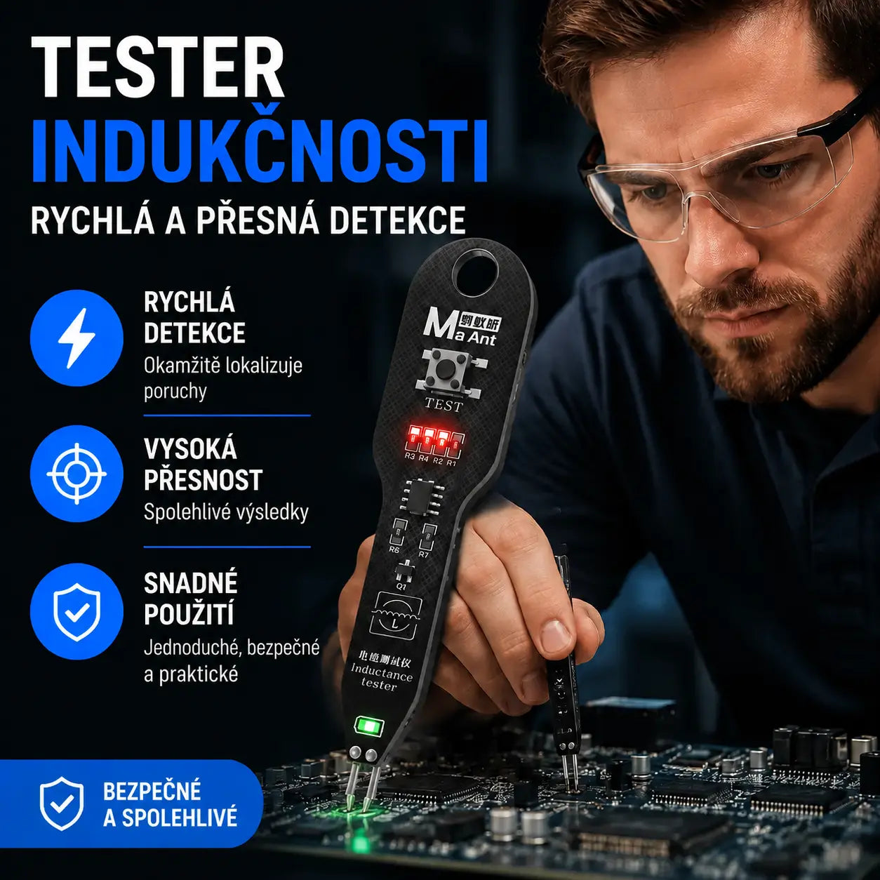 ⚡【Kupte jeden, druhý dostanete zdarma】Tester indukčnosti: Rychlé řešení závad elektronických zařízení