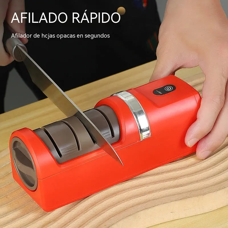 ⏳ ¡40% de descuento! 🔪 Afilador de cuchillos eléctrico inalámbrico multifuncional, recargable ✨