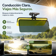 🚗 Extensor de visera solar polarizada antirreflejos universal para automóviles