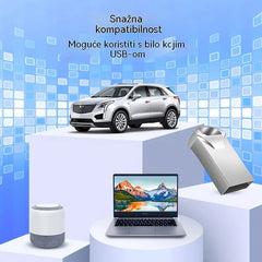 🚗🎵🎵【64G】【Glazbeni USB flash pogon】Sadrži 4000 pjesama, 300 glazbenih snimki i 6D zvučne efekte