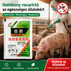 🦟🪰【10 zsák】A leghatékonyabb, nagy hatékonyságú cipermetrin por állagú rovarirtó, gazdaságokban/otthonokban/kültéren is használható