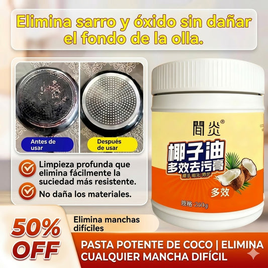 🔥【30% OFF】🔥【Compra 1 y llévate 1 gratis】Crema limpiadora doméstica multifuncional para limpiar aceite, óxido y sarro.
