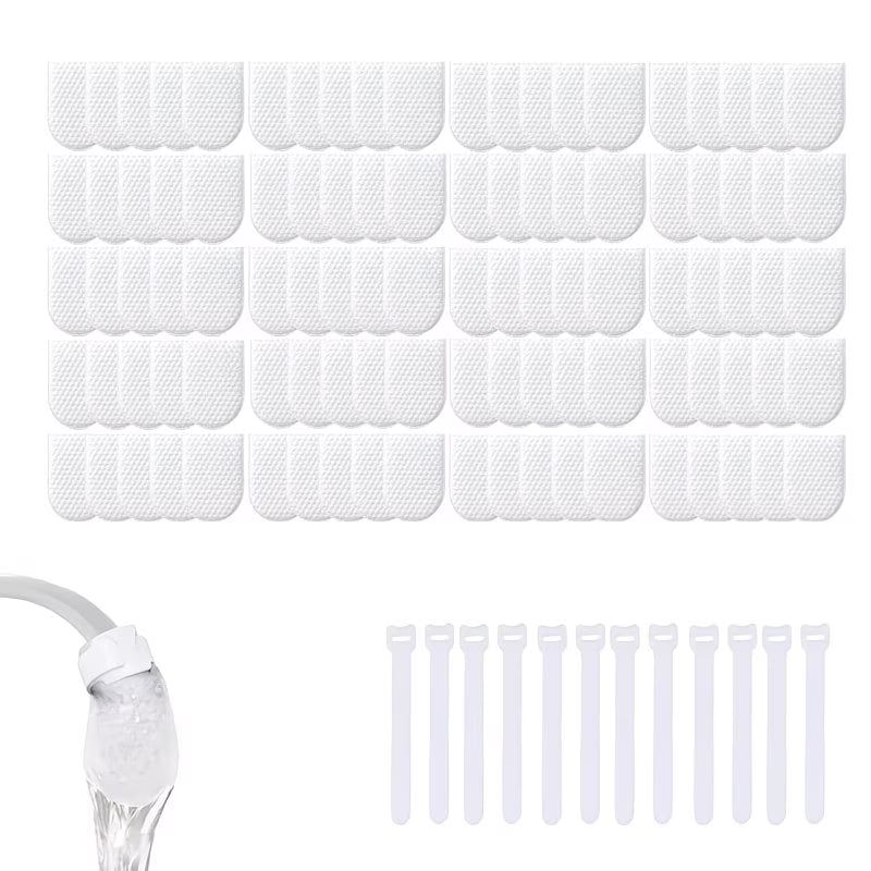 🔥【120 piezas】🚿Filtro de algodón para grifo, grueso y resistente a las salpicaduras, una maravilla para la purificación del agua.