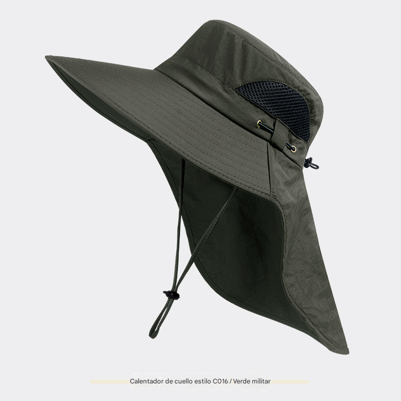 🔥✨【Compra 1 y llévate 1 gratis（2 piezas）】🧢Sombrero tipo cubo plegable unisex para protección solar