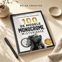 🎨🔢 Libro de Colorear por Números – 100 Misterios Monocromáticos en Alta Definición 🖤📘