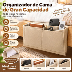 🔥 ¡50% de descuento! 🛏️✨ Organizador colgante para la cama: ten a mano lo esencial.