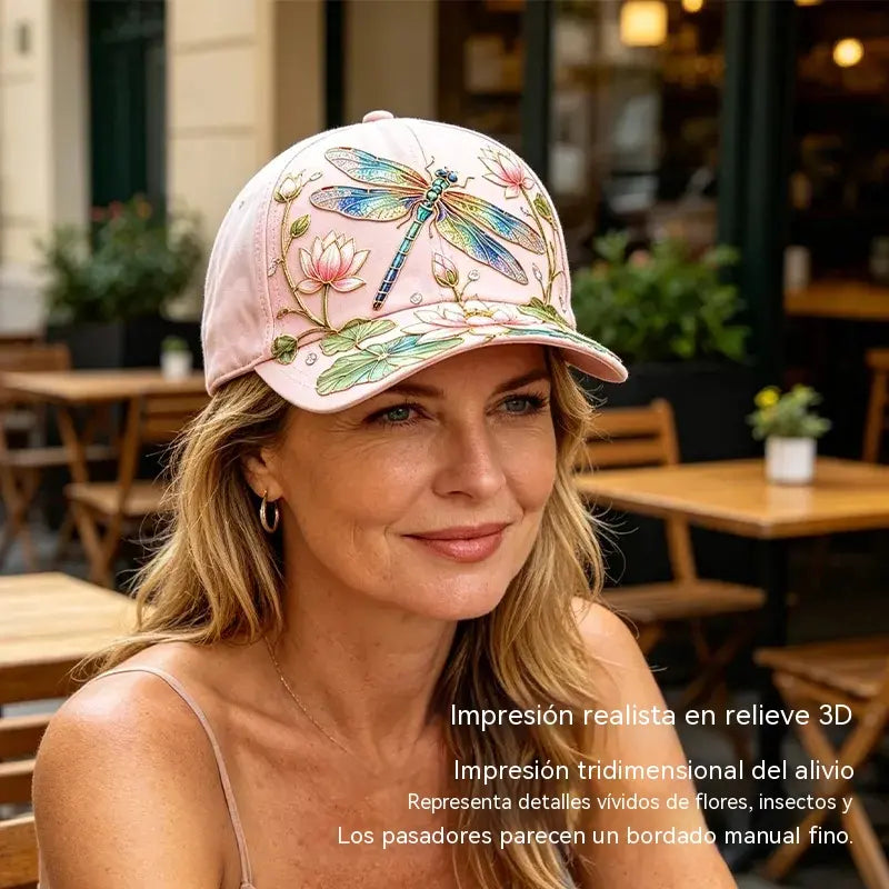🧢 Gorra de moda de primera calidad con bordado 3D, protección solar y sombreado.