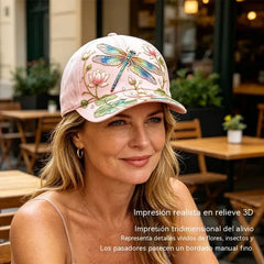 🧢 Gorra de moda de primera calidad con bordado 3D, protección solar y sombreado.