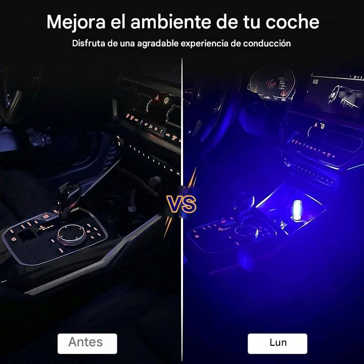 【¡50% de descuento!】Luz nocturna para coche con USB