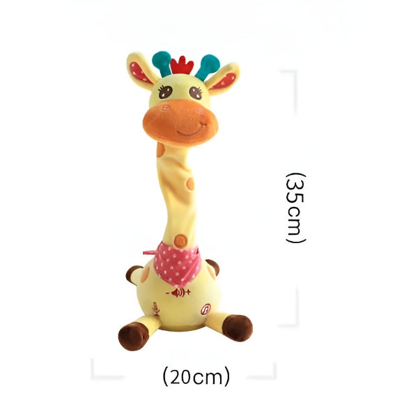 🦒👼Una jirafa de peluche interactiva, 🎵una linda compañera que cantará contigo.