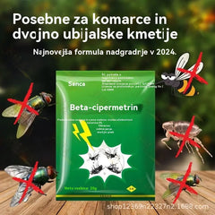 🦟【10 vrečk】❤️Posebej zasnovano za uničevanje komarjev in muh na kmetijah, eno pakiranje ubije bolhe/kobilice/ščurke/muhe/komarje!